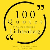 100 Quotes by Georg Christoph Lichtenberg - Georg Christoph Lichtenberg (ISBN 9782821178458)