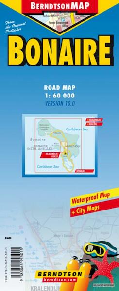 BerndtsonMap Bonaire Version 10.0 - (ISBN 9783865925022)