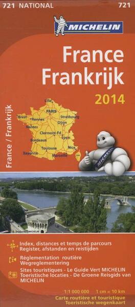 721 France - Frankrijk 2014 - (ISBN 9782067191198)