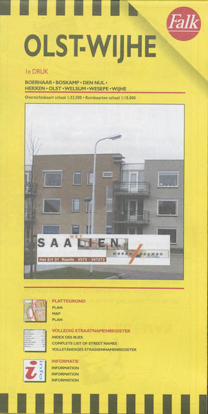 Olst - Wijhe plattegrond - (ISBN 9789028717770)