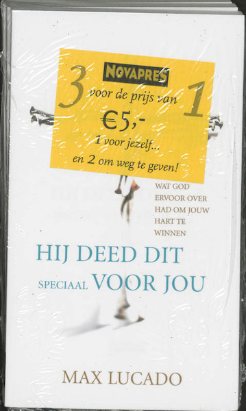 Hij deed dit speciaal voor jou set 3 ex - Max Lucado (ISBN 9789063187385)