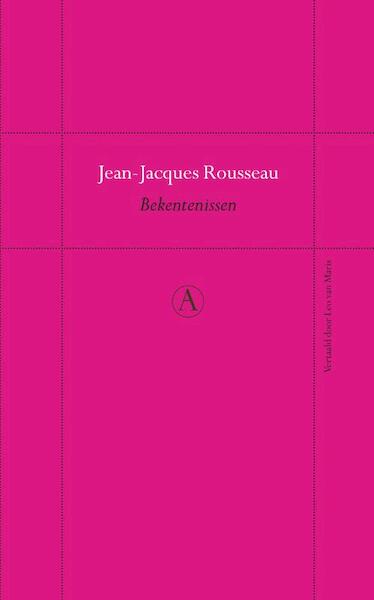 Bekentenissen - J.-Jac. Rousseau (ISBN 9789025363772)