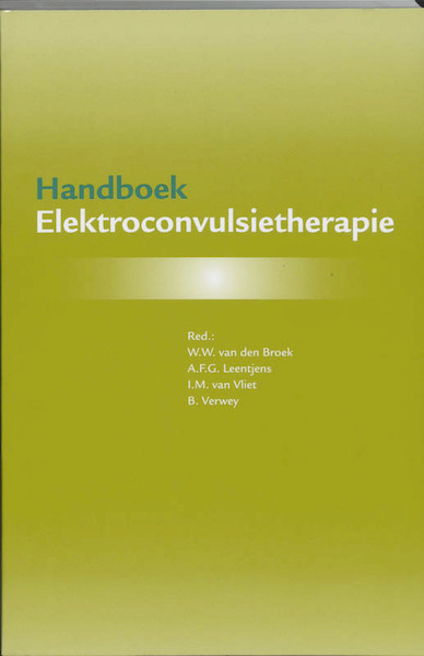 Handboek elektroconvulsietherapie - (ISBN 9789023241027)