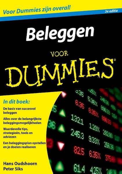 Beleggen voor Dummies - Hans Oudshoorn, Peter Siks (ISBN 9789045350288)