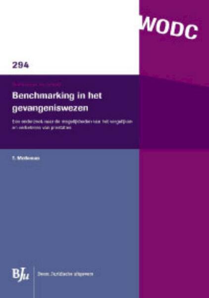 Benchmarking in het gevangeniswezen - T. Molleman (ISBN 9789089744586)