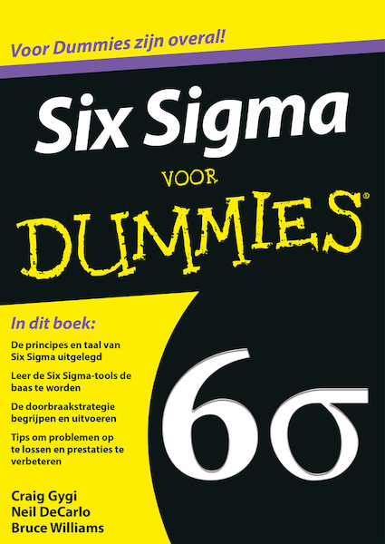 Six Sigma voor Dummies - Craig Gygi, Neil DeCarlo, Bruce Williams (ISBN 9789045352886)