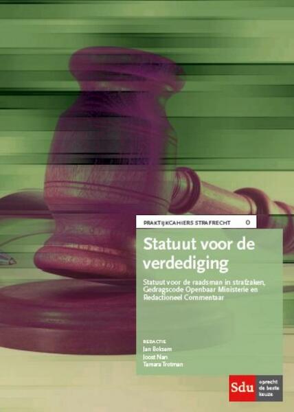 Statuut voor de verdediging - (ISBN 9789012385619)