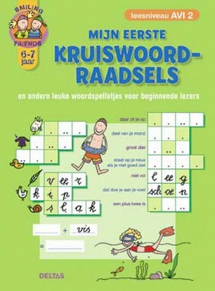 Smiling friends - mijn eerste kruiswoordraadsels 6-7 j. groen - (ISBN 9789044717259)