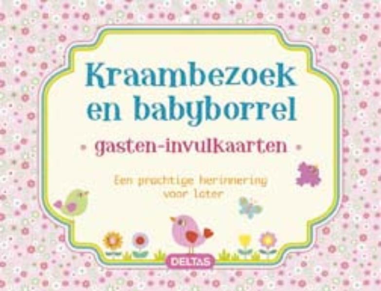 Gasten-invulkaarten Kraambezoek en babyborrel (roze) - (ISBN 9789044744835)