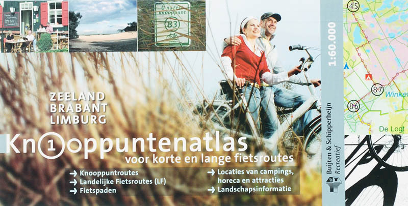 Knooppuntenatlas voor korte en lange fietstochten - (ISBN 9789058812988)