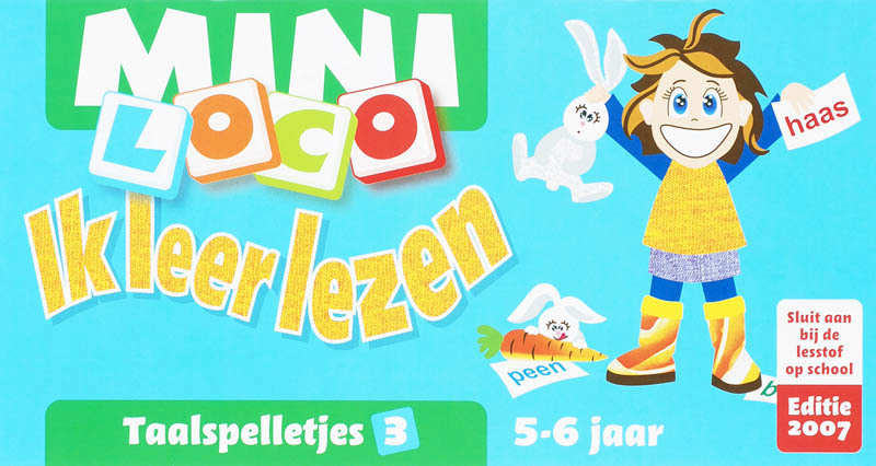 Mini Loco 3 Ik leer lezen Taalspelletjes - (ISBN 9789001558963)