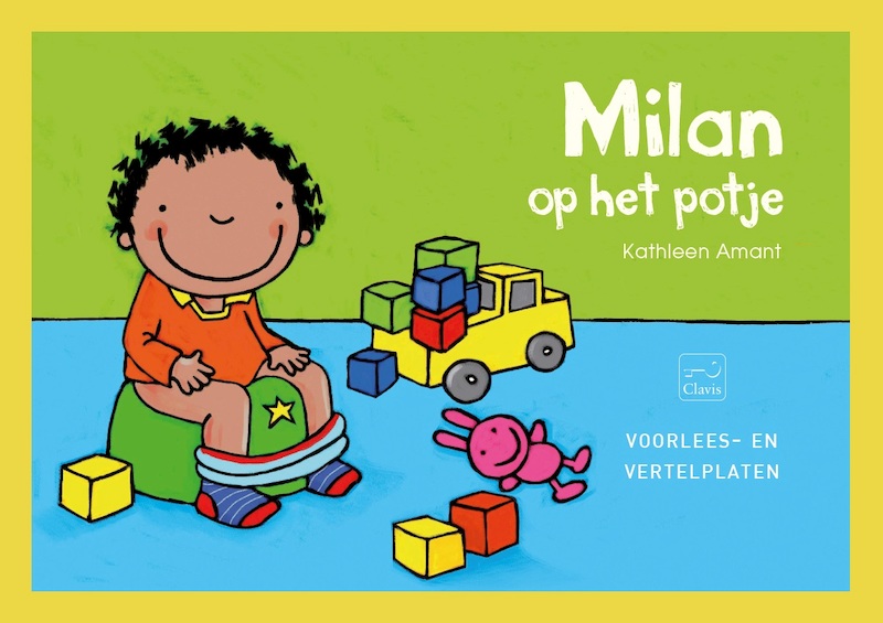 Milan op het potje. Voorlees- en vertelplaten - Kathleen Amant (ISBN 9789044834819)