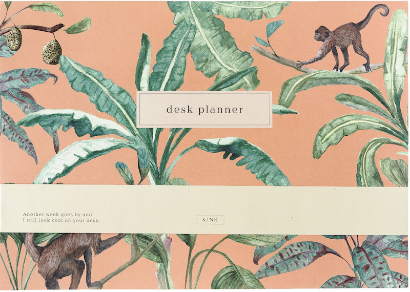 &INK Deskplanner - Jungle - Weekplanner - (ISBN 8719325945003)