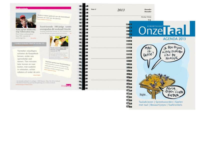 Onze taal agenda 2013 - (ISBN 9789061094340)