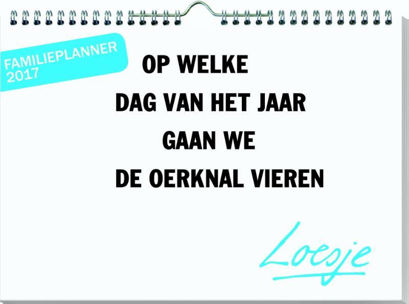 FAMILIEPLANNER 2017 LOESJE / 1X12,50 - (ISBN 8712048297435)